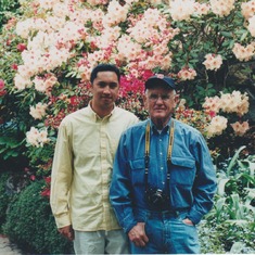 when we were young at Butchart Gardens