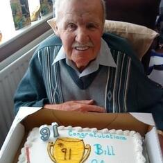Bill celebrating his 91st birthday!