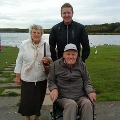 Nanna & Grandad with grandson Christopher!