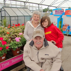One of your regular trips to the garden centre, with Nancy and Lucy