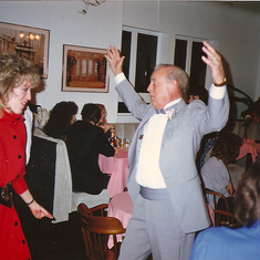 Papa dancing at Bill's wedding