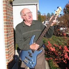 Dad jamming in Raleigh, NC, ca. 2012