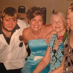 Billy, Meg, Grandma C, & Mom
