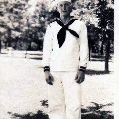 William Bottorff in Navy Uniform