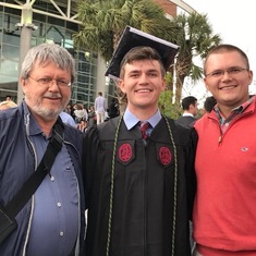 Jake's graduation from University of South Carolina