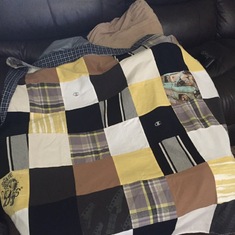 WILLIAMS clothes Made into a blanket