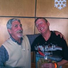 William & Bob at one of the toy drives that Dooley sponsored at Dexter's (12/ 2012).