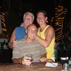 Enjoying Key West with freind George