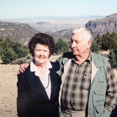 mom and dad at overlook