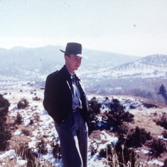 Dad in Santa Fe, near wedding date