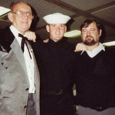 me in the navy between dad and grandpa