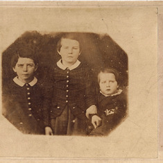 John Wesley, William Hanley and Charles Rollin Smith 1847-1848. A sister Julia was born in 1850 and died 1851.