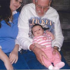 Me, Moriah and Papa (Great-Grandpa)