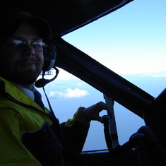 Across Hecate Strait with Will on the Turbo Otter.
