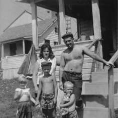 August 1959. I'm told this beach house rented for 50 cents a day!!!