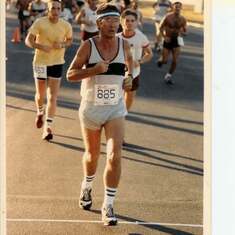 Yes, he did run a marathon