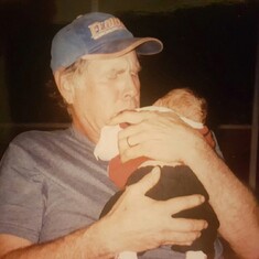 Bill with his great nephew.