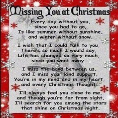 Missing You at Christmas