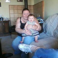 Stefanie with Billy's granddaughter Airyan Nicole