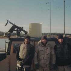 Flip, Hart and Willy on mission in IRAQ
