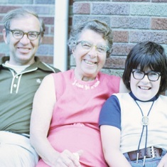 Bill, Katherine (Bill's Mom) and Carl 1973