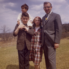 Carl, Neil, Kristi and Bill 1963