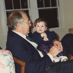 Bill and Andrew 1990