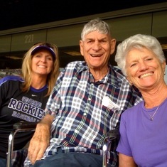 Rockies Game Mom, Grandpa and Gram