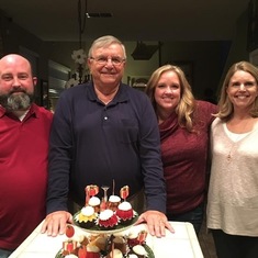 Bill with kids- Corey, Chrissy & Jill