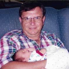 First grandchild, April 1995