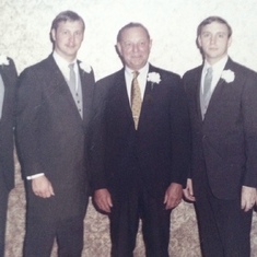 Uncle Bill with his 3 brothers (Charles, Tom & Paul) & his father, William 