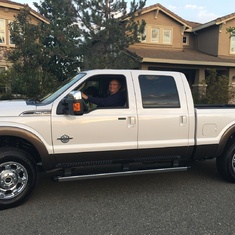 Dad in his truck