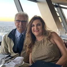 Las Vegas 2019 with his oldest daughter Michele