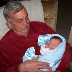 Dad and his grandson Caden 2007