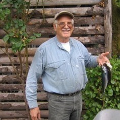 Proud angler with two little mackerel (from Joe FInnie)
