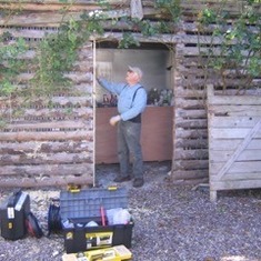 BUilding a secure door to the potting shed (from Joe Finnie)