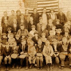 Joppa Elementary School - Rutledge, Tennessee. W.I. Daniel, schoolmaster > far right