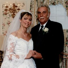 Dad and I in the bridal suite - Coral House, Baldwin NY April 16 2005