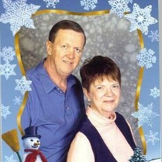 Bill and Margaret Christmas 2001