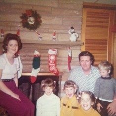 Lane family Christmas 1972