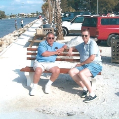 Bill and Errol at Punta Gorda, Florida
