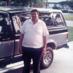 Dad with one of the Ford Trucks he owned...his favorite vehicles!