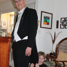Matthew and grandfather, 2007