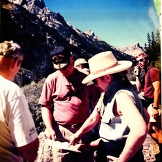 Hiking with President Clinton and Hillary Clinton in Jackson Hole, Wyoming, 1995