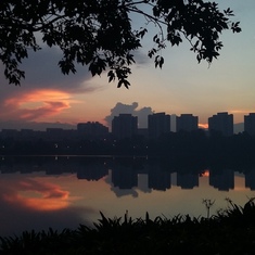 Sunrise at Jurong Lake Park_2016-05-18