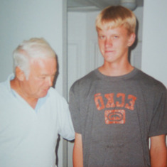 Bill and his grandson, Bryan