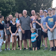 Bill and his children and grandchildren
