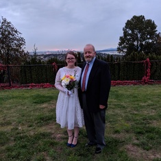 Bill at his daughter's wedding, September 2018