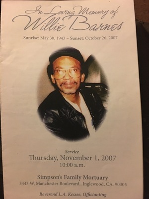 Willie C Barnes