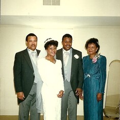 Willie at Renee's wedding - October 1, 1988